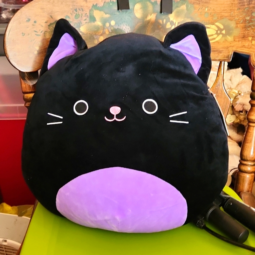 Squishmallow Black Cat 16"